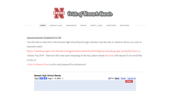 Desktop Screenshot of newarkbands.org